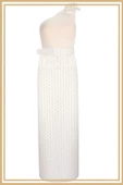 ISADORA Beyaz Midi Elbise - 6