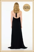 Limited Edition | MYKONOS Siyah Uzun Elbise - 5