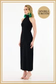 Limited Edition | LILY Siyah Uzun Elbise - 4