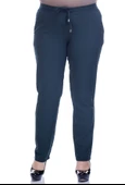 Beli Lastikli Krep Pantolon - 2