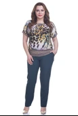Beli Lastikli Krep Pantolon - 1