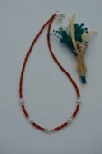 STONEAGE Mercan ve İncili Bayan Kolye - 3