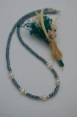 STONEAGE Kristal ve Gerçek İncili Bayan Kolye Doğal Taş - 8