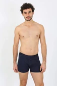 Akbeniz Erkek Büyük Beden Pamuk Likralı Boxer Lacivert 40134 - 3