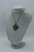 STONEAGE Kolye Antrasit Bronz Madalyon - 5