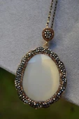 STONEAGE JEWELLERY Kedi Gözü Büyük Kolye - 6
