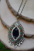 STONEAGE JEWELLERY Safir Taşlı Otantik Kolye - 1