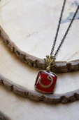 STONEAGE JEWELLERY Vav Harfli Bayan Bronz Kolye - 3