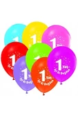 Samur Iyiki Doğdun 1 Yaş Baskili Balon 25 Adet - 1
