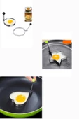 Vipfoni 3 Farklı Şekilde Çelik Omlet Yumurta ve Krep Kalıpları - 1