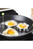 Vipfoni 3 Farklı Şekilde Çelik Omlet Yumurta ve Krep Kalıpları - 2