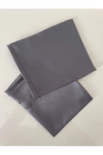 Vipfoni Gümüş Gri Saten Kumaş Kına ve Lavanta Kesesi 9x12 cm 5 Adet - 1