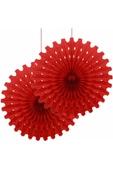 Vipfoni Yelpaze Kağıt Süs 50cm 2li - 1