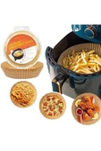Vipfoni Air Fryer Tek Kullanımlık Kağıt Tabak 50 Adet - 4