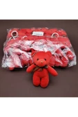 Vipfoni Pembe Renkli Çift Peluş Ayıcık Anahtarlık - 5