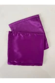 Vipfoni Mor Saten Kumaş Kına ve Lavanta Kesesi 9x12 cm 5 Adet - 1