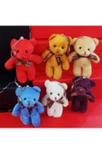 Vipfoni Hediyelik Peluş Ayıcık Anahtarlık  Karışık Renk 12 Adet - 1