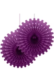Vipfoni Yelpaze Kağıt Süs 50cm 2li - 1
