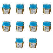 Dolphin Muffin Kare Kağıt Mavi Altın Cupcake Kek Kalıbı Kapsülü Kabı - 25 Adetlik 10 Paket - 1