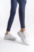 Kadın Rahat Taban Sneaker Bağcıklı Trend Günlük Tam Kalıp Spor Ayakkabı thumbnail 6