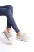 Kadın Rahat Taban Sneaker Bağcıklı Trend Günlük Tam Kalıp Spor Ayakkabı thumbnail 1