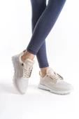 Kadın Rahat Taban Sneaker Bağcıklı Trend Günlük Tam Kalıp Spor Ayakkabı thumbnail 3