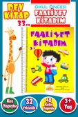3+ Yaş Okul Öncesi Faaliye Kitabım DEV KİTAP - 32 Etkinlik - 48 Kalın Yaprak - 1