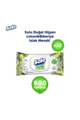 Solo Doğal Hijyen Limon&biberiye Islak Mendil 12'li 600 Yaprak - 1