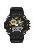 Hummel Erkek Spor Kol Saati Siyah Sarı Hm-1016Md-4 thumbnail 1