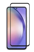 Samsung Galaxy A54 Uyumlu Tam Kaplayan Premium Ekran Koruyucu Cam Anti-Static Özellikli Siyah Çerçeveli thumbnail 1