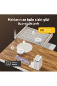 Roborock Qrevo S Çöp İstasyonlu Beyaz Akıllı Robot Süpürge - 5
