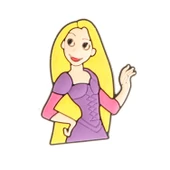 MOR ELBİSELİ KIZ CROCS TERLİK SÜSÜ - 1