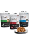 Felicia Tahılsız 85 Gr Yaş Kedi Maması 3x 12 Adet - 1