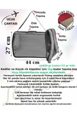 LAVİSTA Kedi Köpek Sırt Taşıma Çantası Flybag Tomris Siyah - 2