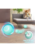 HelloCode Interaktif Şarjlı Kedi Köpek Topu, Akıllı Kedi Topu, Kendinden Hareketli 360 Kedi Oyuncağı - 5