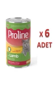 Pro Line Proline Kuzu Etli Sos İçinde Et Parçacıklı Konserve Yetişkin Kedi Maması 400gr x 6 Adet - 1