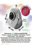 LAVİSTA Kedi Köpek Taşıma Çantası Kanguru Gri - 2