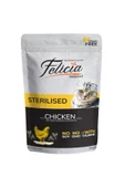 Felicia Tahılsız 85 Gr Sterilised Tavuklu Yaş Kedi Maması 12 Adet - 1