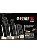 Powertec TR-5400 Saç & Sakal & Ense Profesyonel Tıraş Makinesi Seti - 1