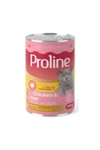 PROLINE Tavuklu Ve Ciğerli Pate Yetişkin Kedi Konservesi 395 gr - 1