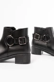 Vivole Shoes 270-3030 Siyah Toka Aksesuarlı Fermuarlı Günlük Kadın Bot - 4