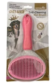 Royalist ROYALİST DELUXE SELF-CLEANİNG PET BRUSH PİNK - 1