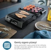 Philips 7000 Serisi Izgara Ve Tost Makinesi Yapışmaz Çıkarılabilir Plakalı Ve Dijital Ekranlı HD6307/70 - 4