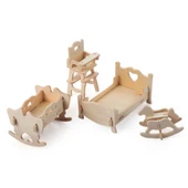 3D Ahşap Puzzle - Çocuk Odası - 1