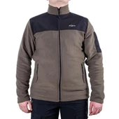 Outdoor Polar Ceket Haki - Sıcak Tutan Polar - Softshell Omuz - Fermuarlı Cep - 2