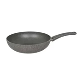 Mehtap Granit Wok Tava 28 CM Cam Kapaklı - 2