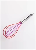 Silikon Çırpıcı Metal Saplı Renkli Çırpma Teli - 4