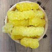 Zencefilli Nöbet Şekeri 1 kg Kristal Şeker (nebat) Zencefilli Polat Şekeri - 1