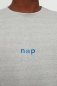 Erkek Polyester Bisiklet Yaka Uzun Kol Regular Fit Baskılı Örme Pijama Takımı - 4