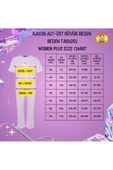 Büyük Beden Kadın Pamuk Polyester Gömlek Yaka Uzun Kol Gömlek Yaka Yılbaşı Temalı Örme Pijama Takımı - 7